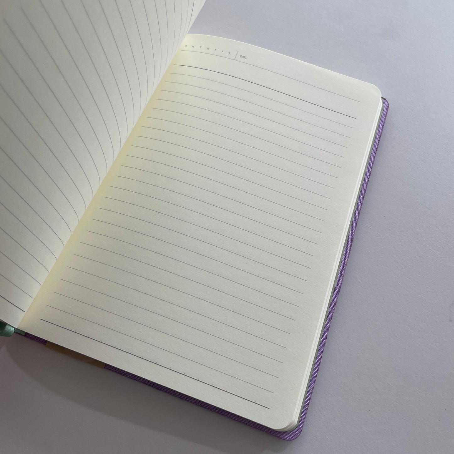 Lavender Bunch Embroidered Fabric Journal