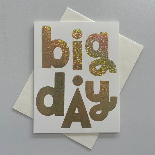 Big Day Congratulations Greeting Card