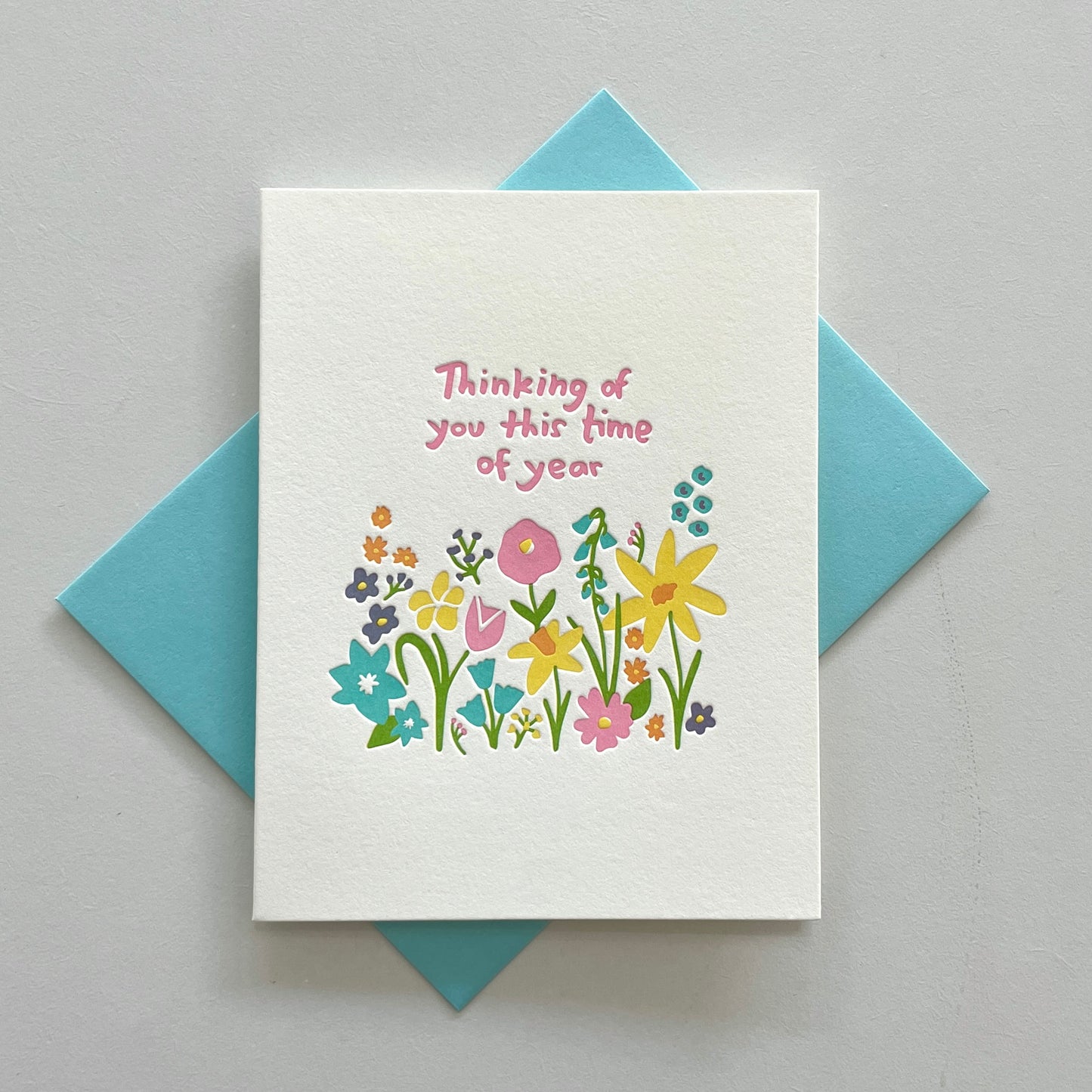 Time of Year - Letterpress Greeting Card