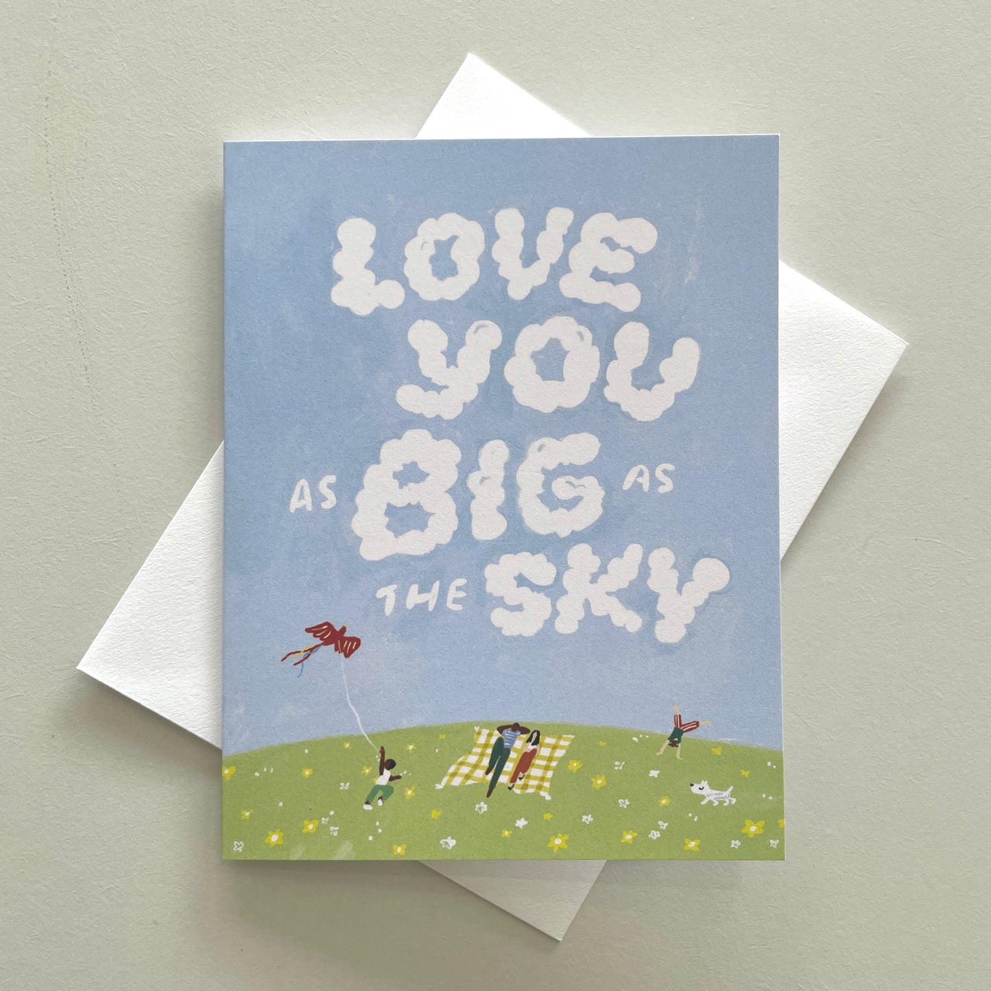 Love You as Big as the Sky Card