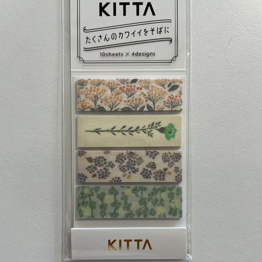 KITTA Washi Tape Booklet | Flower