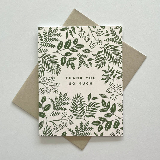 Vines Thank You Card
