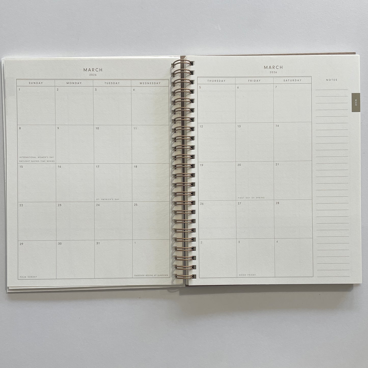 2026 Classic Frame Dated Planner