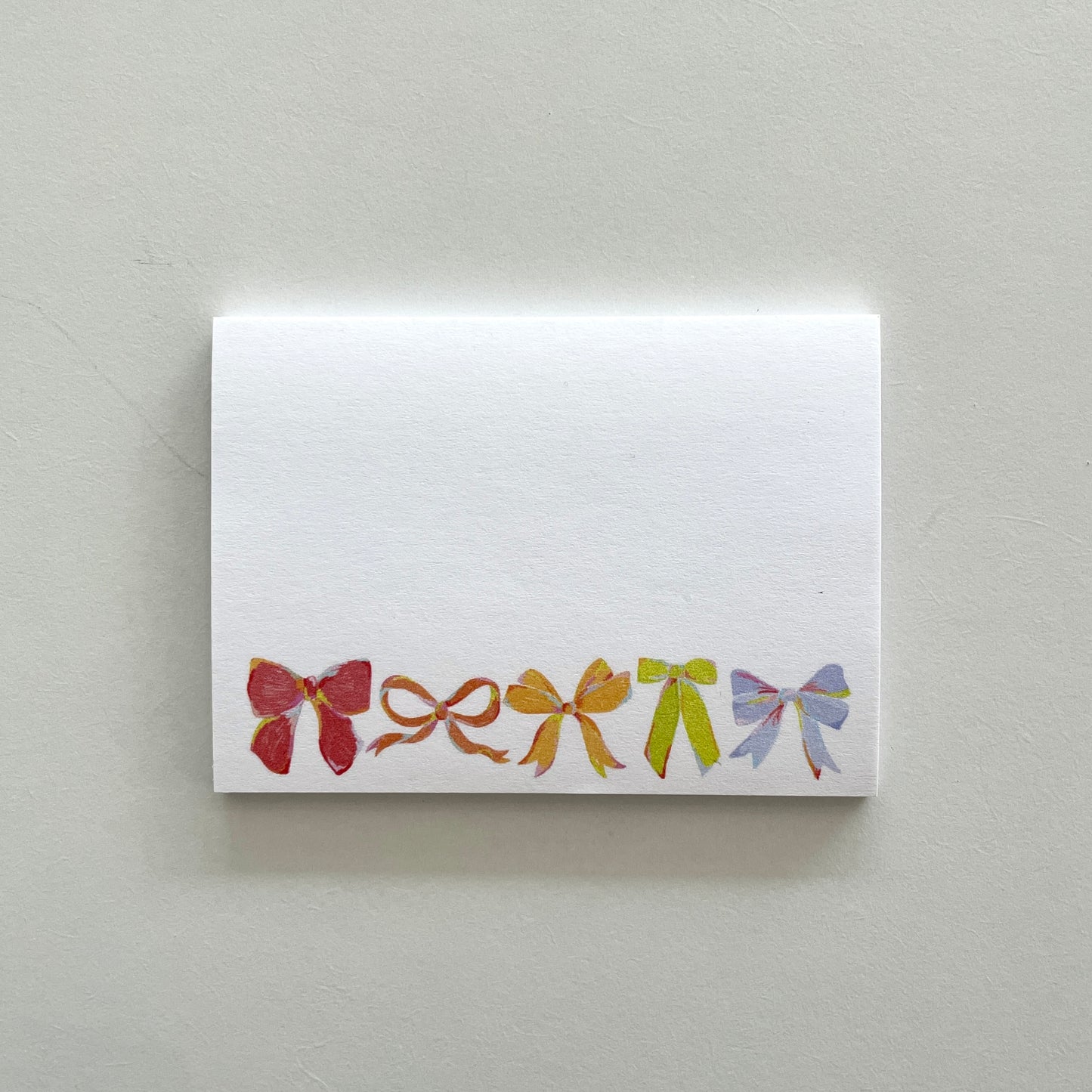 Bow Rainbow Post-It Notes