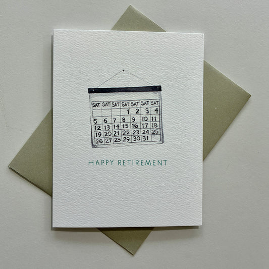 All Saturdays Happy Retirement Card