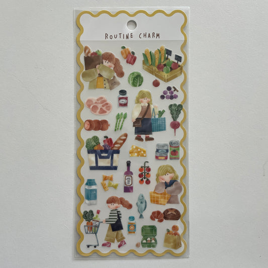 Routine Charm Sticker Sheet