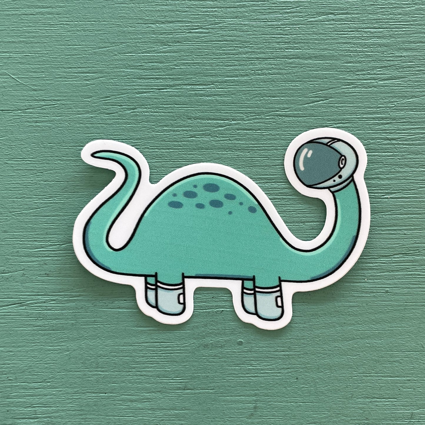 Astronaut Dinosaur Vinyl Sticker