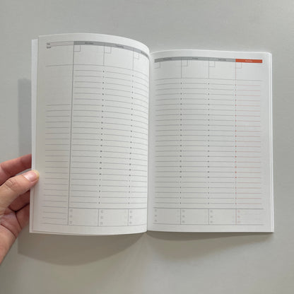 Luddite Weekly Planner Vertical Type