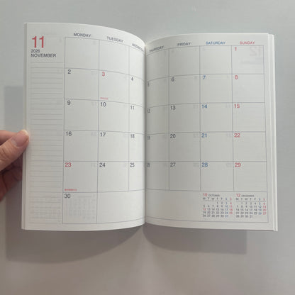 Campus A5 Monthly 2026 Planner