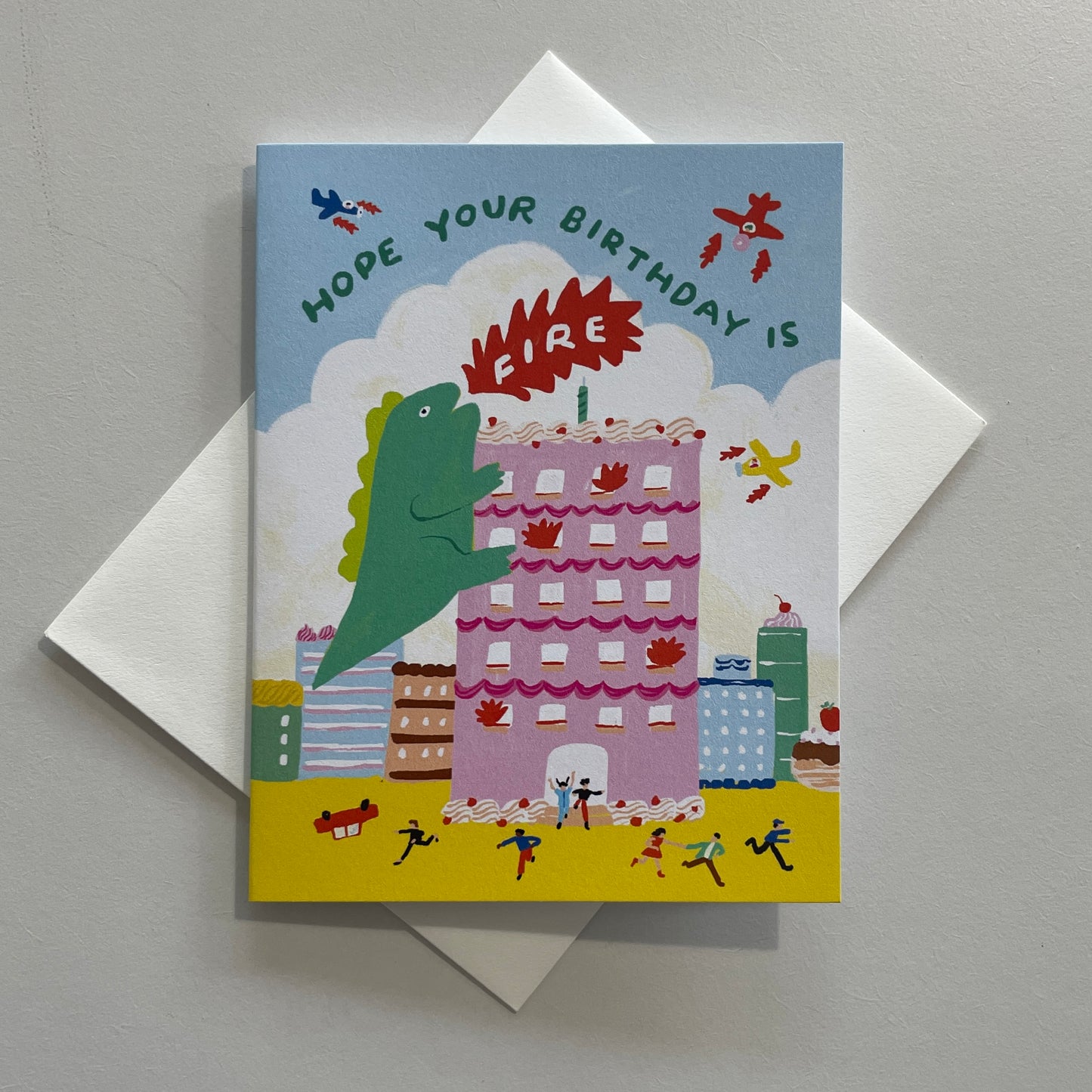 Hope Your Birthday Is Fire Greeting Card