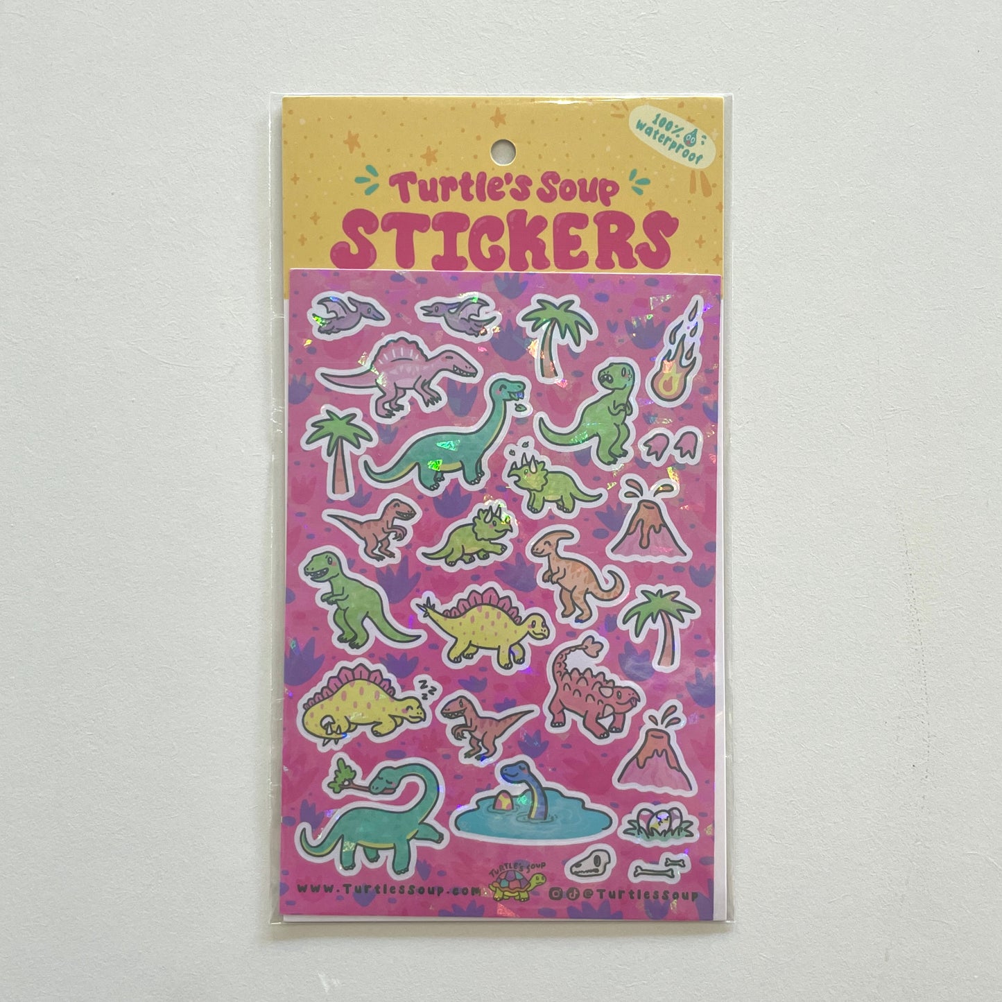 Dinosaurs Vinyl Sticker Sheet