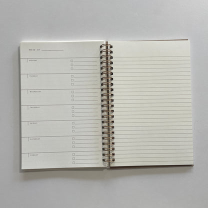 Ruler Grid Weekly Planner | Cream