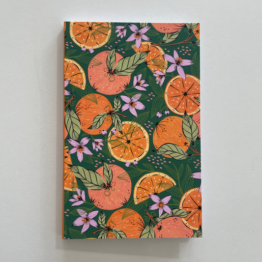 Orange Orchard Classic Layflat Notebook