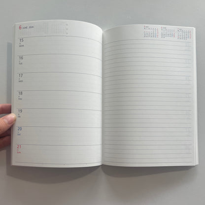 Campus A5 Weekly Horizontal 2026 Planner