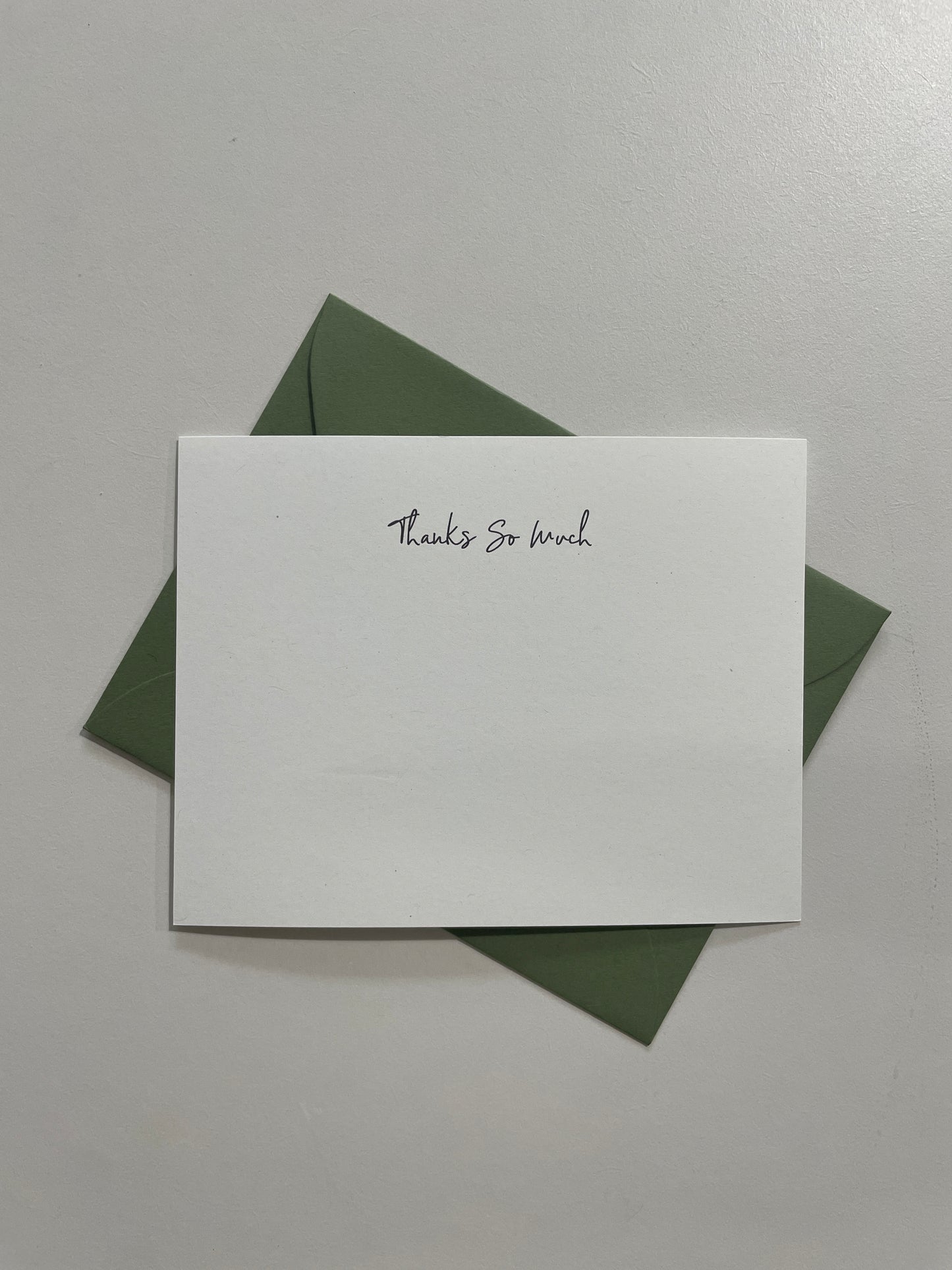 Thanks So Much | Flat Notecard Set