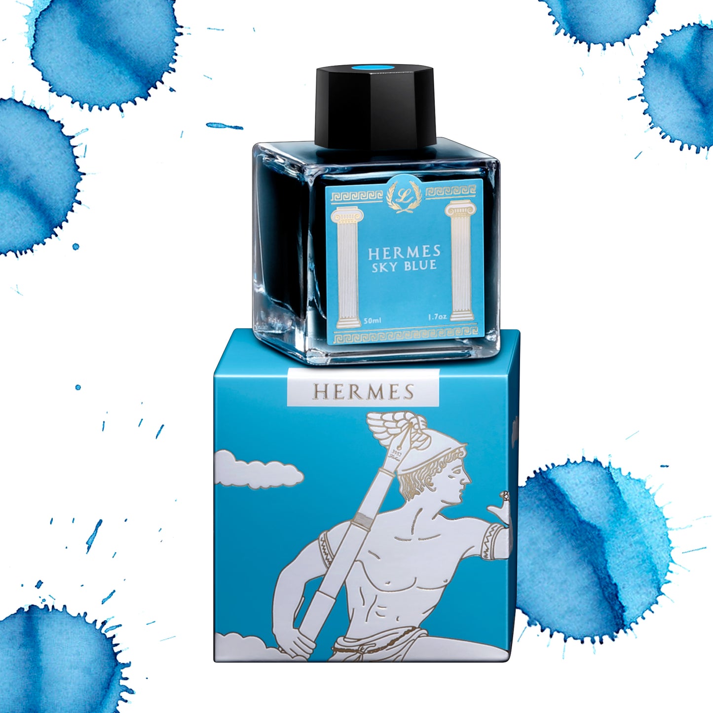 Laban Hermes Sky Blue Ink