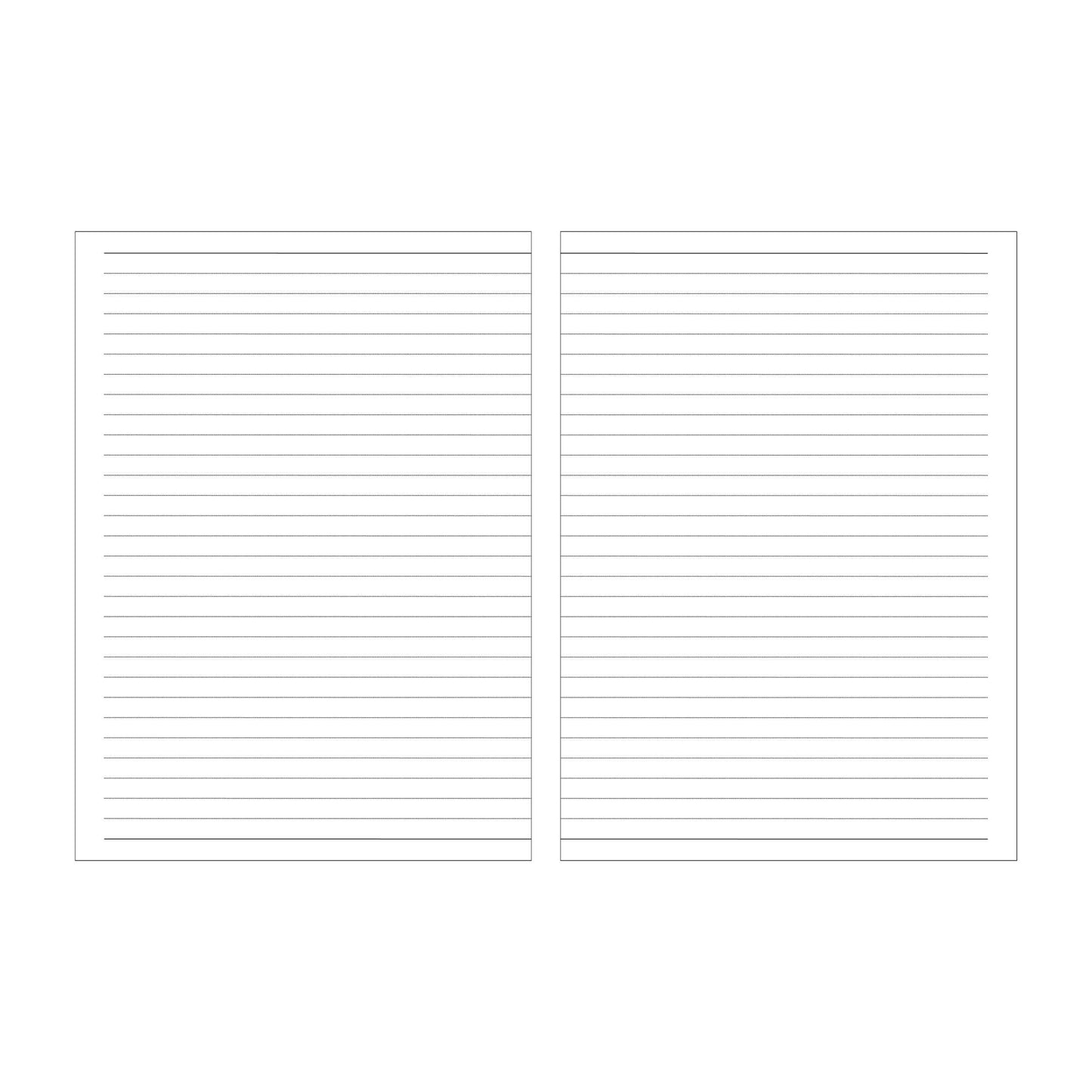 Notebook Calendar 2026,B6,S Lengthway: Black