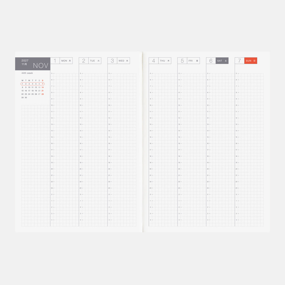 2027 Hobonichi Techo 2027 A5 Cousin