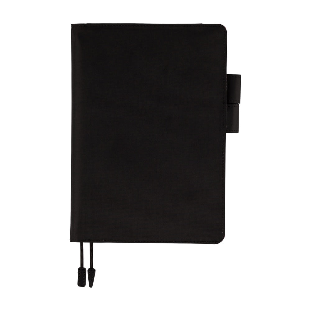 Hobonichi A5 Cover: Black x Clear Blue
