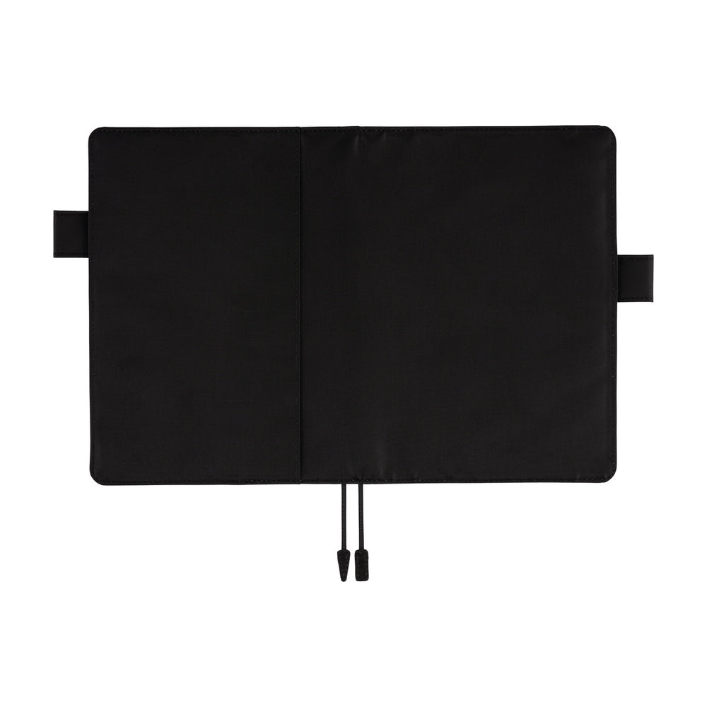 Hobonichi A5 Cover: Black x Clear Blue