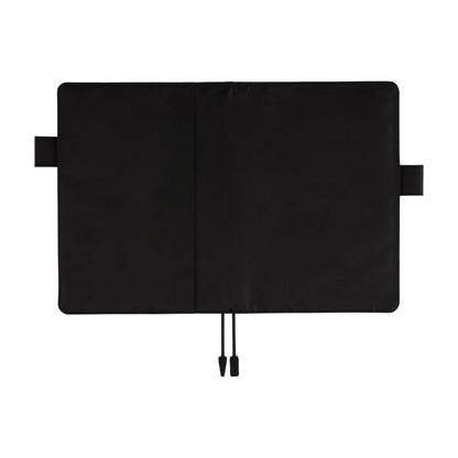 Hobonichi A5 Cover: Black x Clear Blue