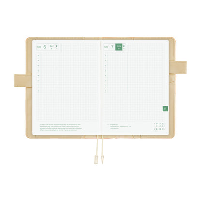 Hobonichi A5 Cover: Mango Latte