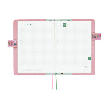 Hobonichi A5 Cover: Yumi Kitagishi: White Cat Village