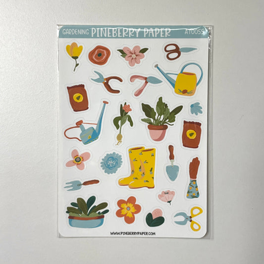 Gardening Sticker Sheet