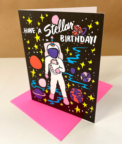 Stellar Birthday Card