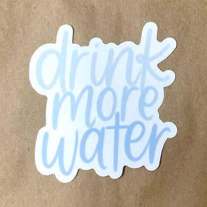 Drink More Water Sticker