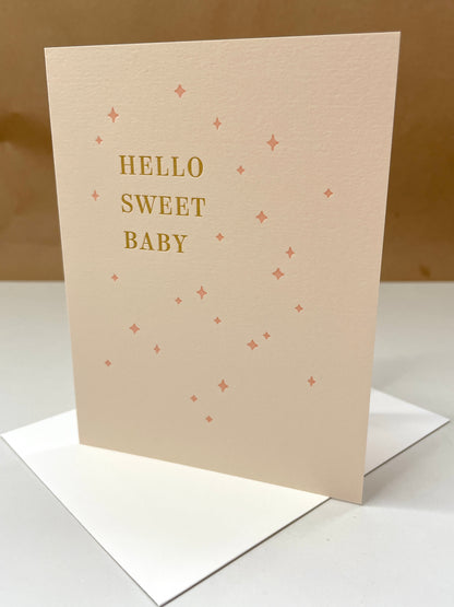 Hello Sweet Baby Greeting Card