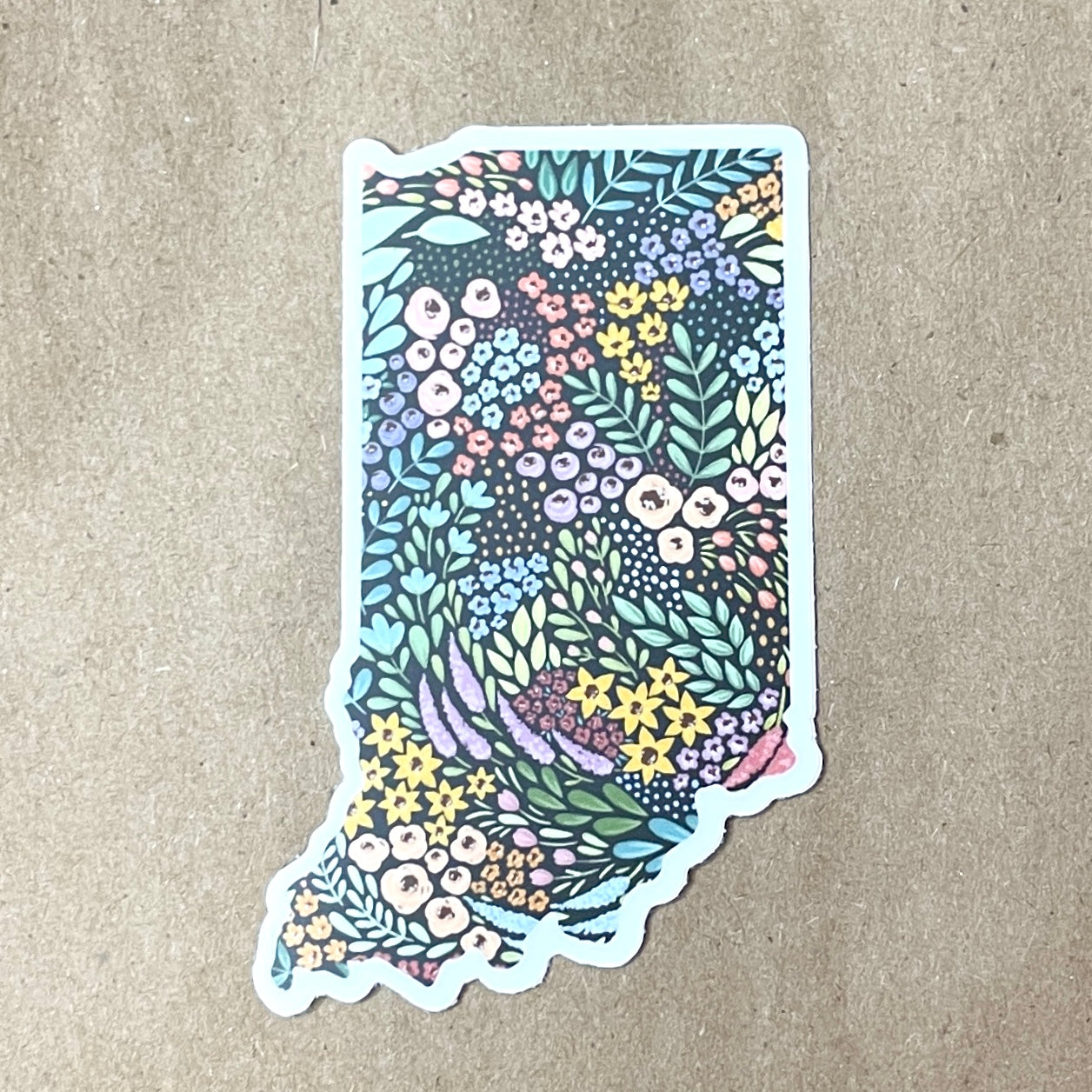 Semantics Sticker Indiana Dark Floral Sticker – Semantics Paper Goods