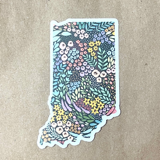 Indiana Floral Sticker