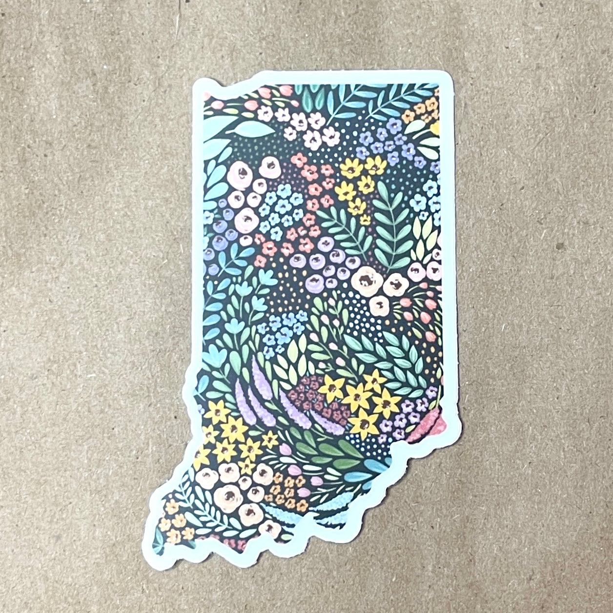 Indiana Floral Sticker