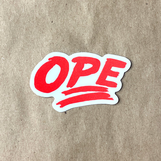 Ope Sticker