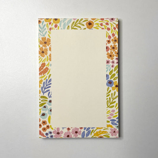 Pastel Wildflower Notepad