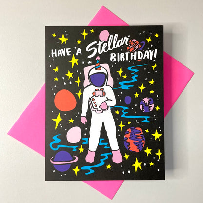 Stellar Birthday Card