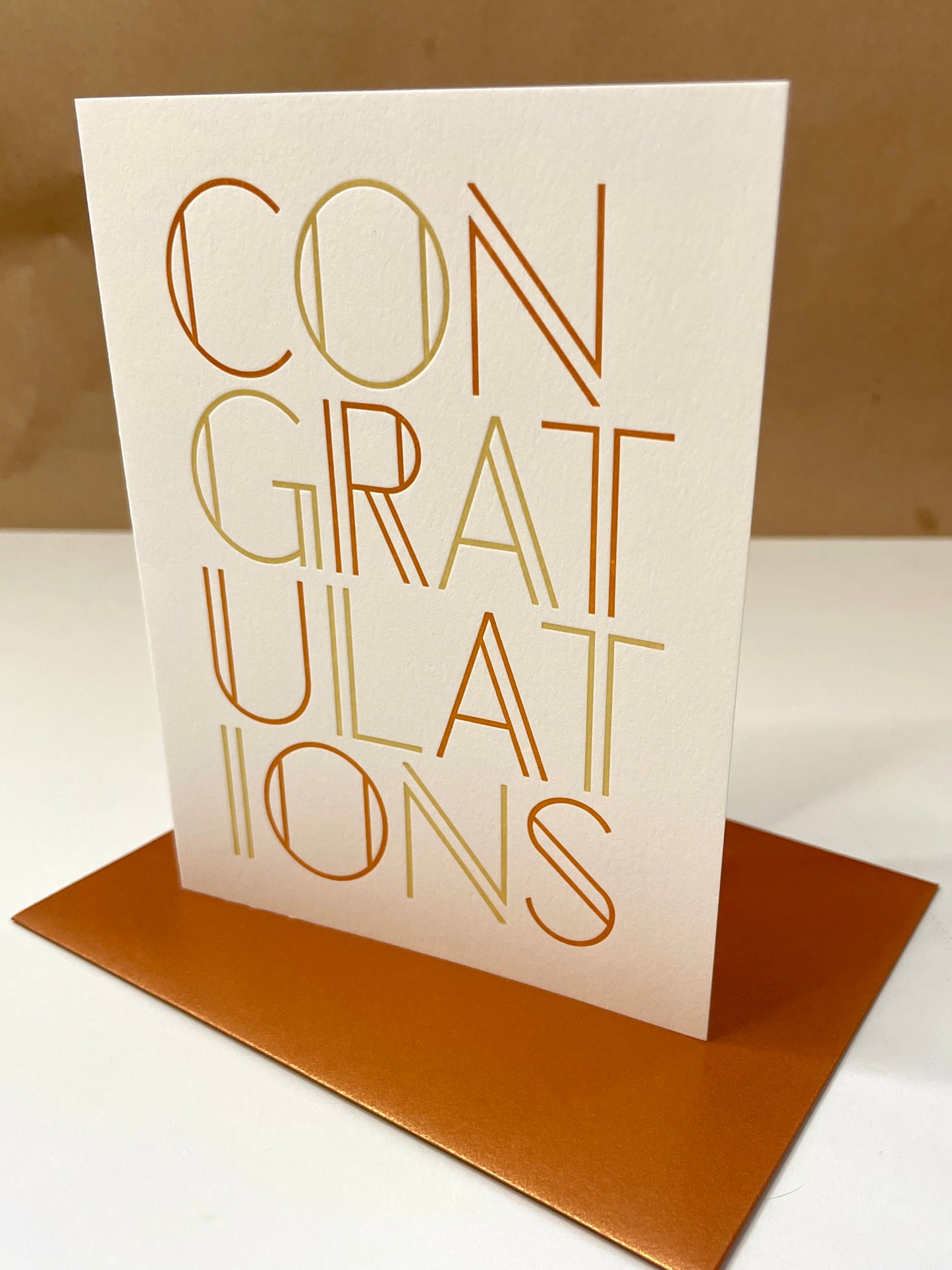 Bold Congratulations Greeting Card