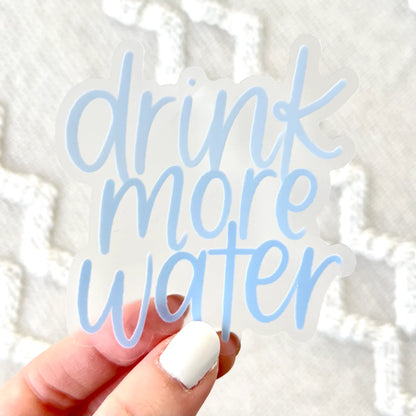 Drink More Water Sticker