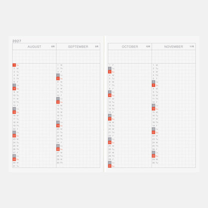 2027 Hobonichi Techo 2027 A6 Original