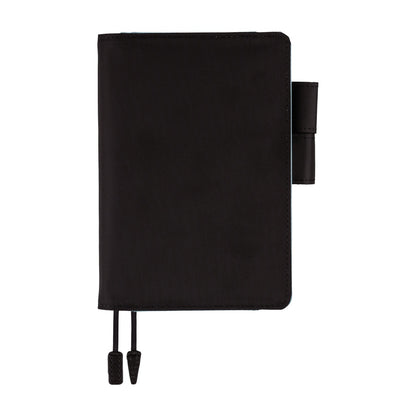 Hobonichi A6 Cover: Black x Clear Blue