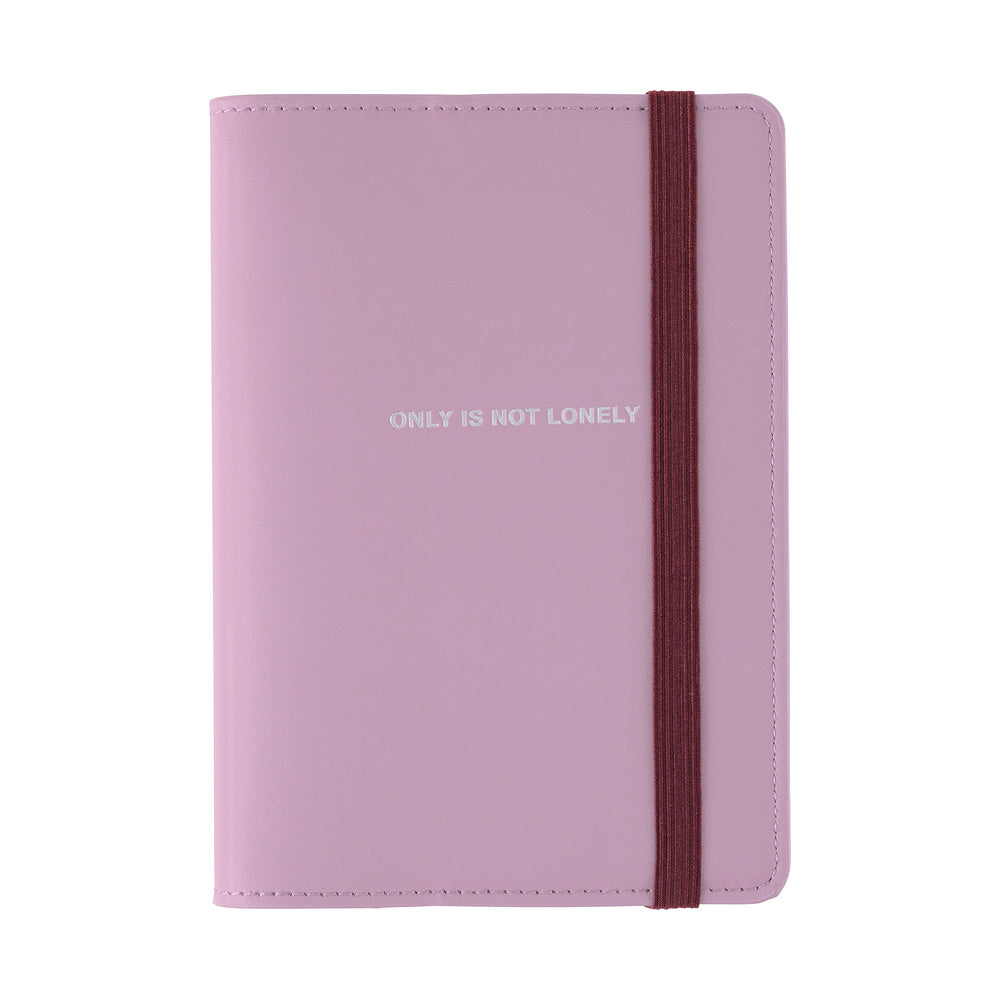 Hobonichi A6 Cover: Only is Not Lonely Lilac