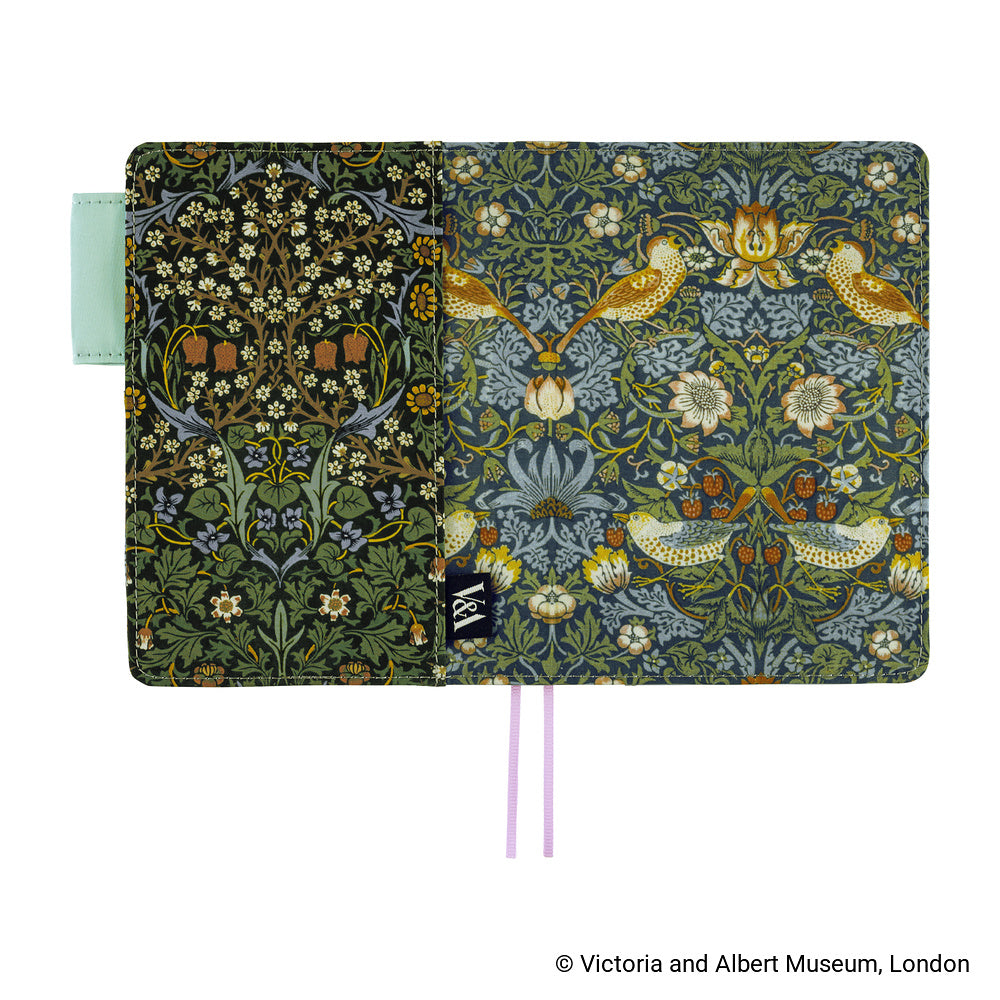 Hobonichi A6 Cover: V&A Series: Strawberry Thief