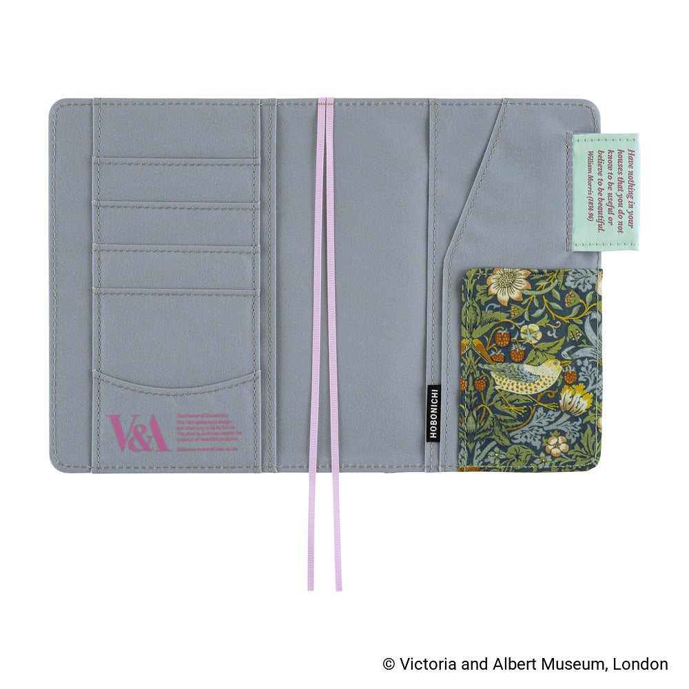 Hobonichi A6 Cover: V&A Series: Strawberry Thief