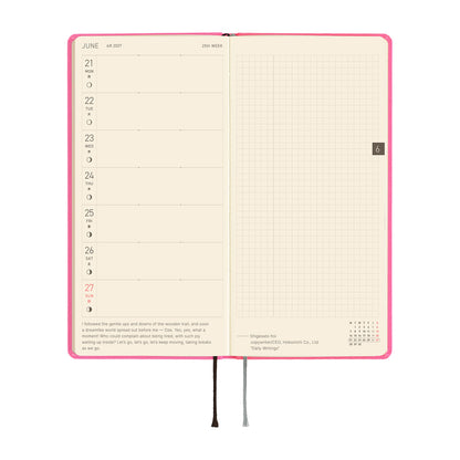 2027 Hobonichi Weeks Pink Sapphire