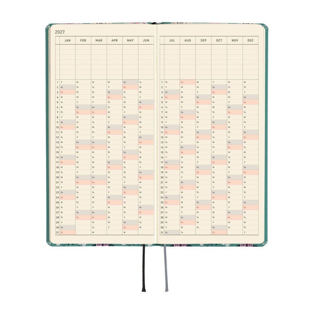 2027 Hobonichi Weeks: Yumi Kitagishi: White Cat Wallpaper
