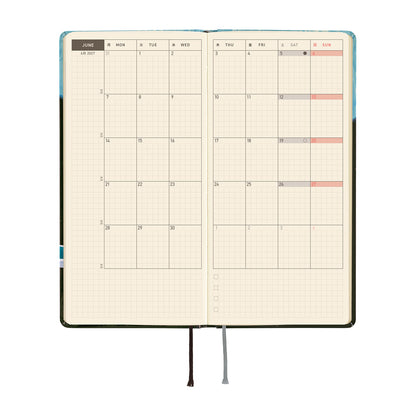 2027 Hobonichi Weeks: Hiroko Kubota: Meteor Shower in the Light Blue Forest