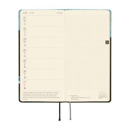 2027 Hobonichi Weeks: Hiroko Kubota: Meteor Shower in the Light Blue Forest