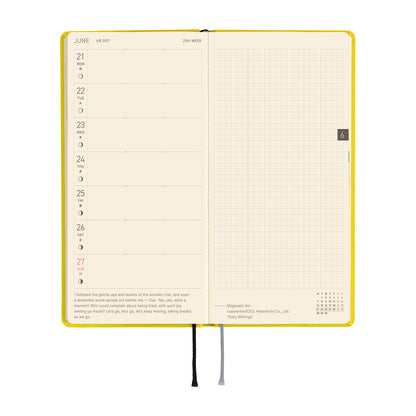 2027 Hobonichi Weeks: Canaria Yellow