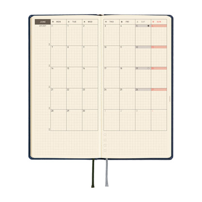2027 Hobonichi Weeks: Midnight Blue